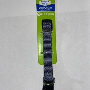 Forever Pals Grey Dog Collar Adjustable Fit Size Small 15.75” 40 cm (New)
